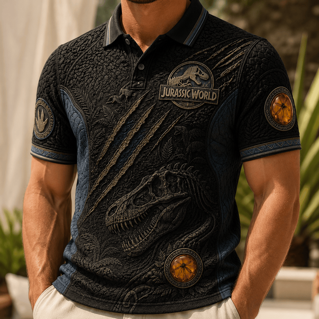 PREMIUM JRSW EMBOSS POLO SHIRT HQH