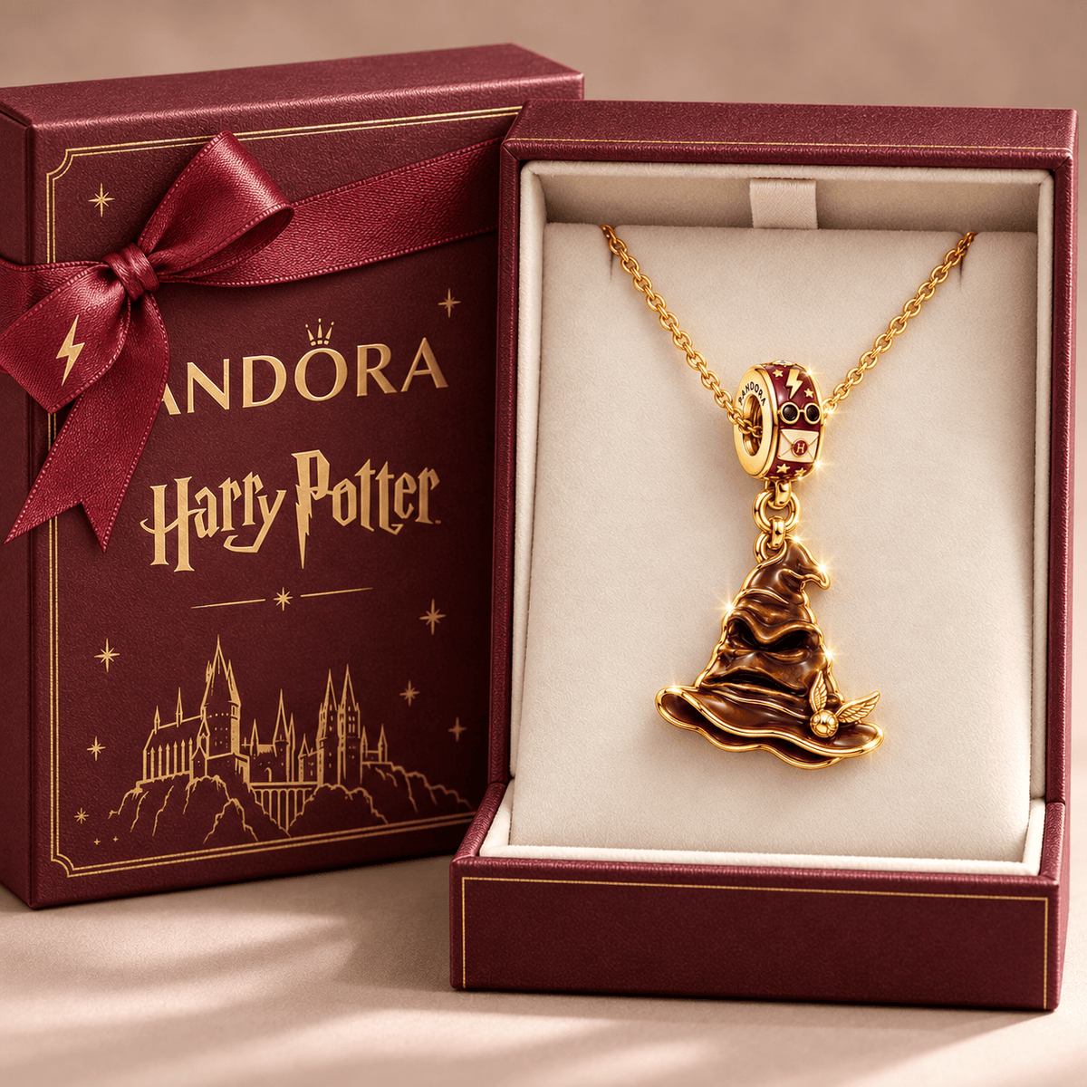HRP Solid Gold Chain with Diamond Pendant BMD