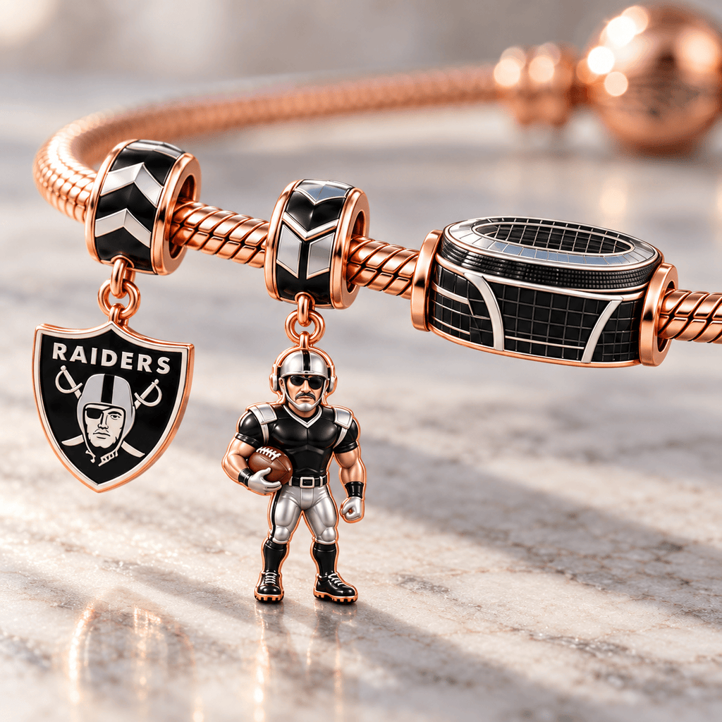 LVR Rose Gold Charm Bracelet Set HQH