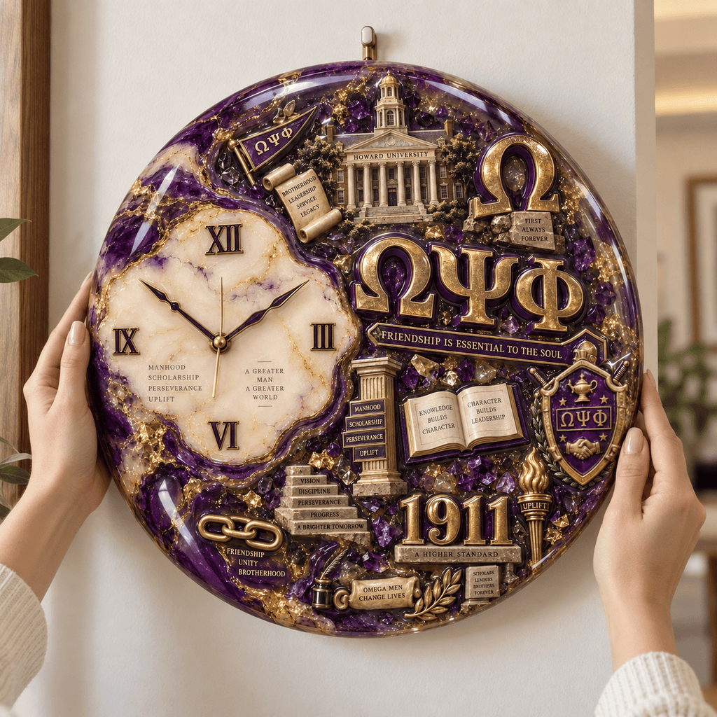 Premium OMPP Statement 3D Decorative Wall Clock HTTT