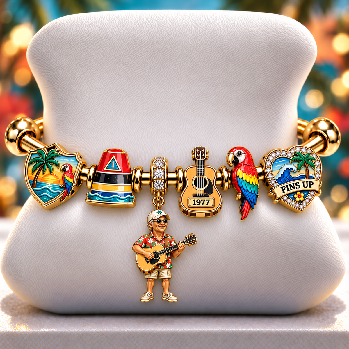 JBT Silver Charm Bracelet Set NTVA
